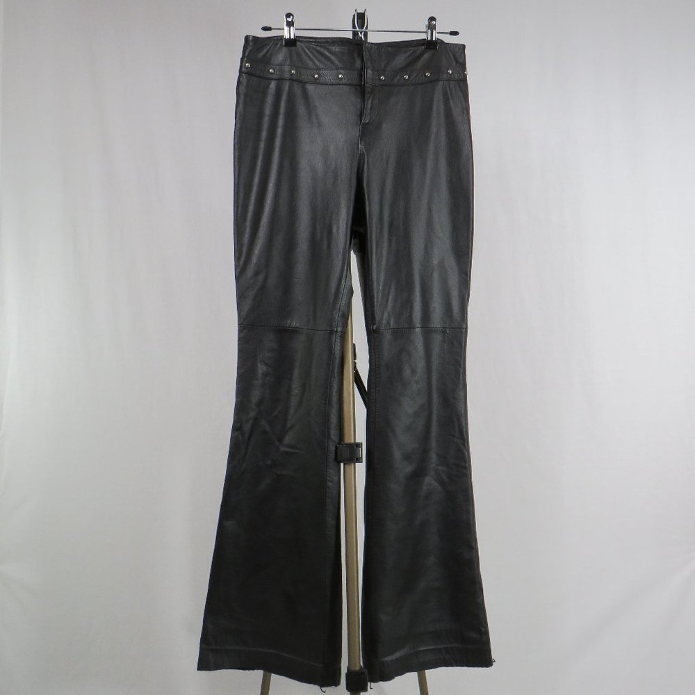 Ralph Lauren Black Leather Pants